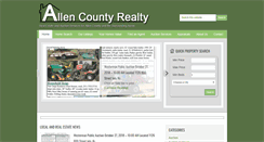 Desktop Screenshot of allencountyrealty.com